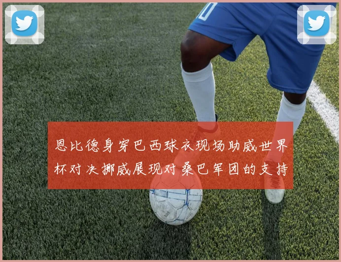 恩比德身穿巴西球衣现场助威世界杯对决挪威展现对桑巴军团的支持